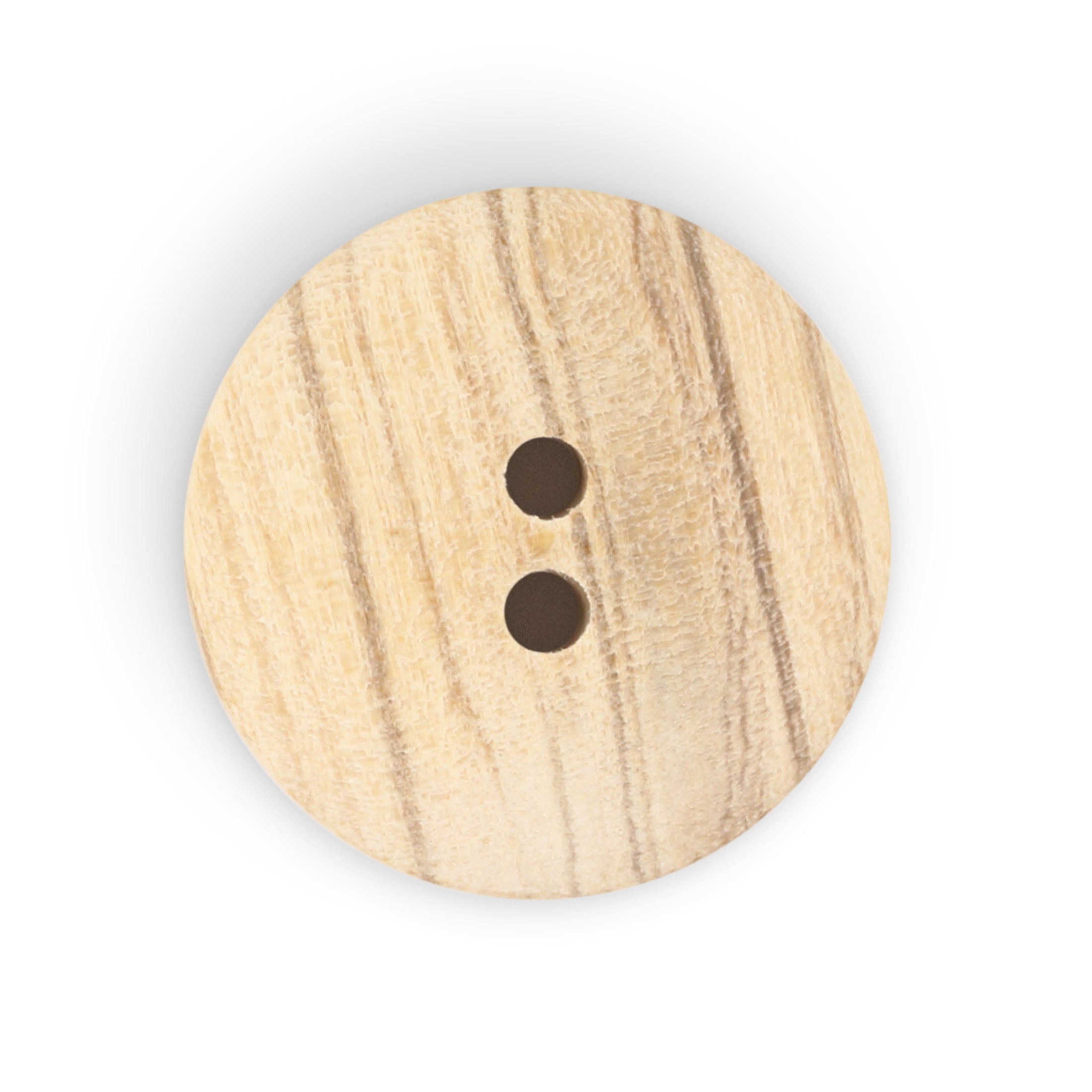 Sustainable Wood Round Button, 20mm, Beige, 3 pc Online