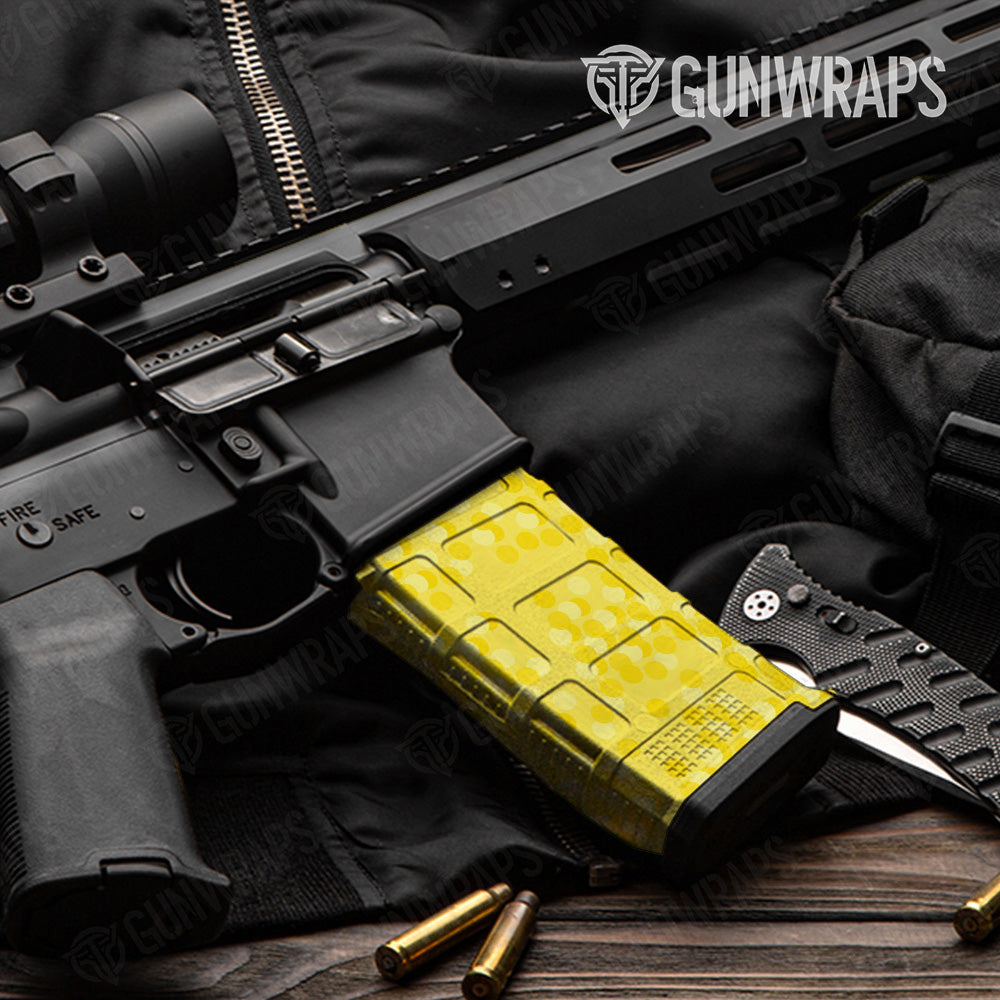 AR 15 Mag Eclipse Camo Elite Yellow Gun Skin Vinyl Wrap