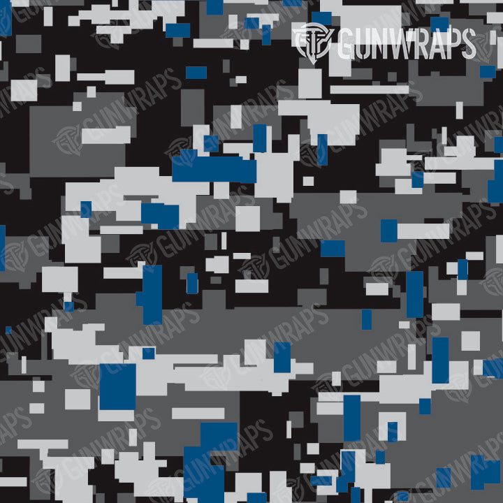 AR 15 Mag Digital Urban Blue Camo Gun Skin Vinyl Wrap on Sale