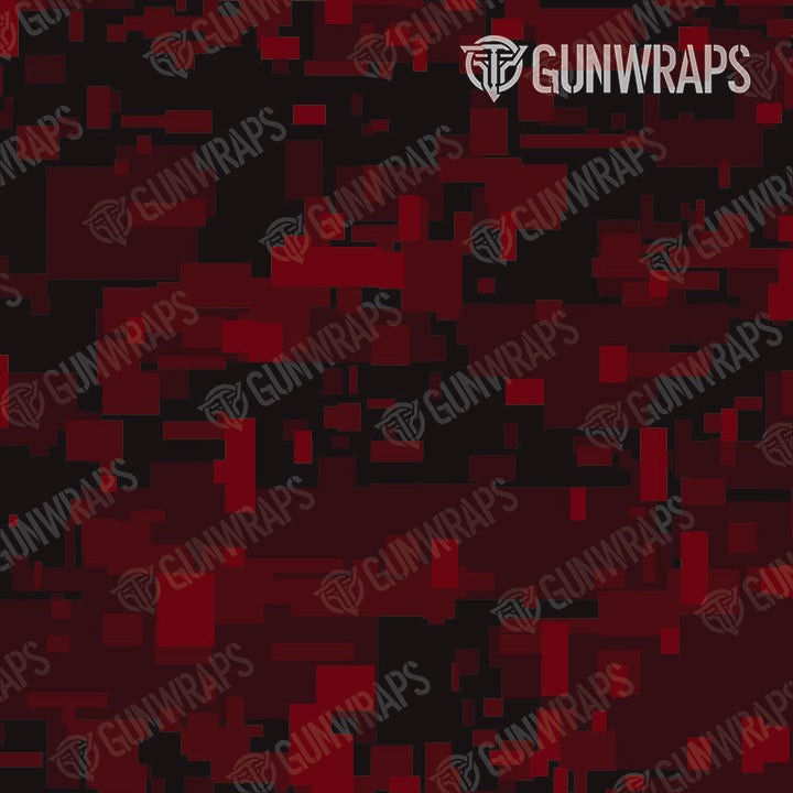 AR 15 Mag Digital Vampire Red Camo Gun Skin Vinyl Wrap