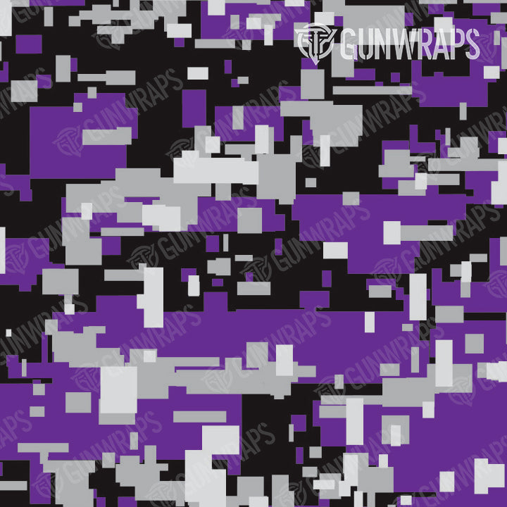 AR 15 Mag Digital Purple Tiger Camo Gun Skin Vinyl Wrap