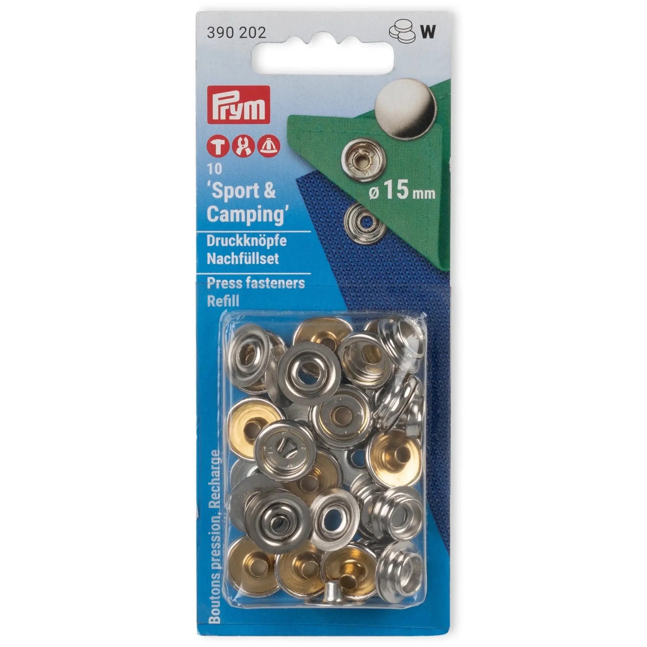 SPORT 15 mm refill silver 10pc