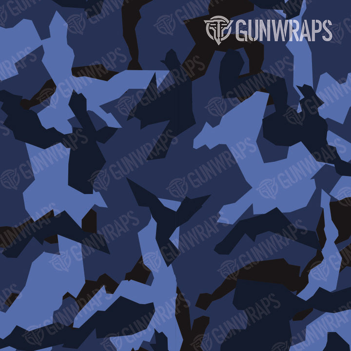 AR 15 Mag Erratic Blue Midnight Camo Gun Skin Vinyl Wrap Discount