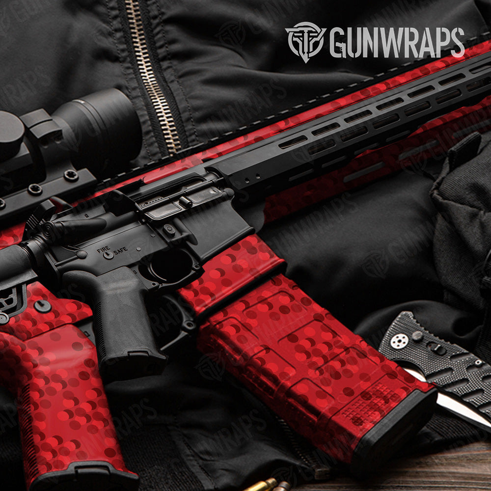 AR 15 Mag Eclipse Camo Elite Red Gun Skin Vinyl Wrap Online Sale