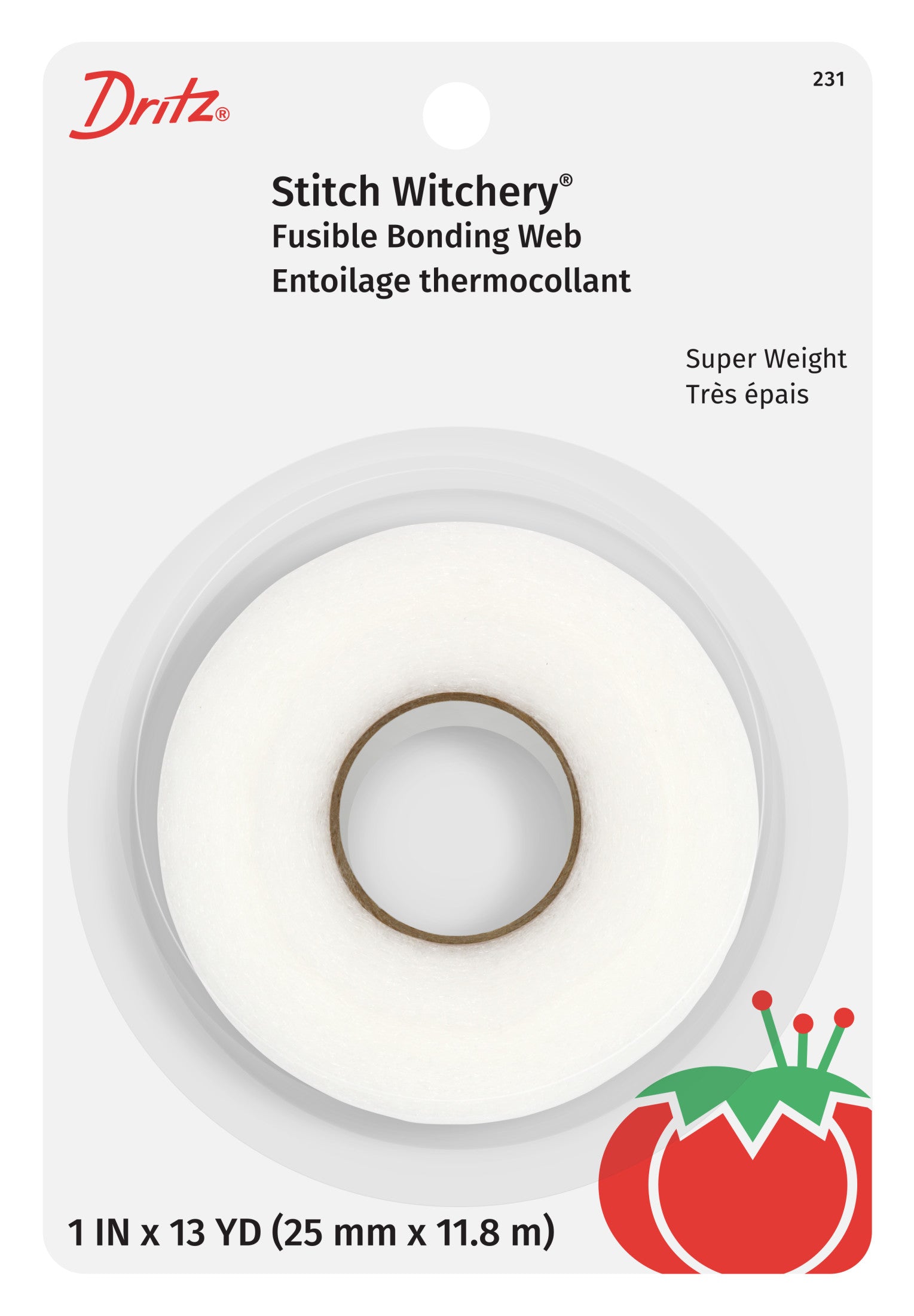 Stitch Witchery Fusible Bonding Web, Super Weight, White