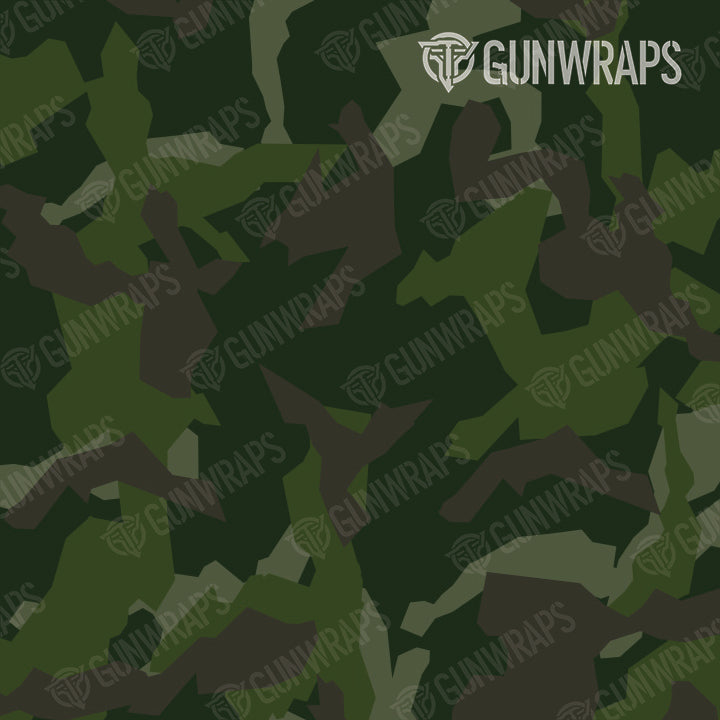 AR 15 Mag Erratic Army Dark Green Camo Gun Skin Vinyl Wrap