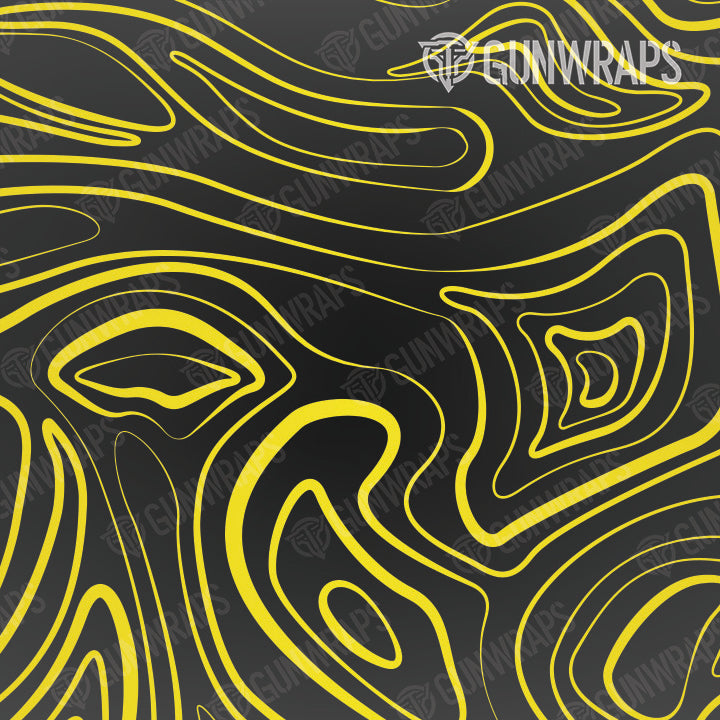 AR 15 Mag Damascus Yellow Gun Skin Vinyl Wrap
