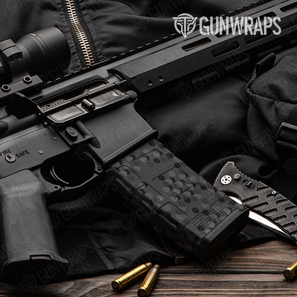AR 15 Mag Eclipse Camo Elite Black Gun Skin Vinyl Wrap