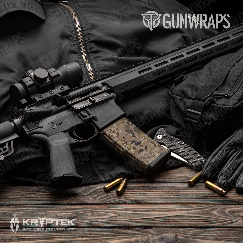AR 15 Mag Kryptek Flyway Camo Gun Skin Vinyl Wrap