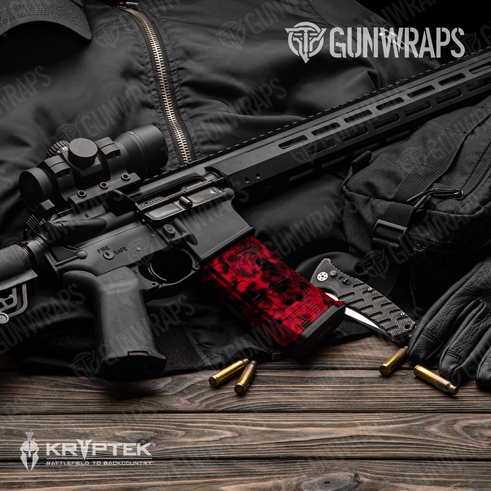 AR 15 Mag Kryptek Diablo Camo Gun Skin Vinyl Wrap