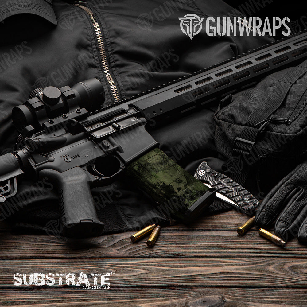 AR 15 Mag Substrate Spectre Camo Gun Skin Vinyl Wrap Film