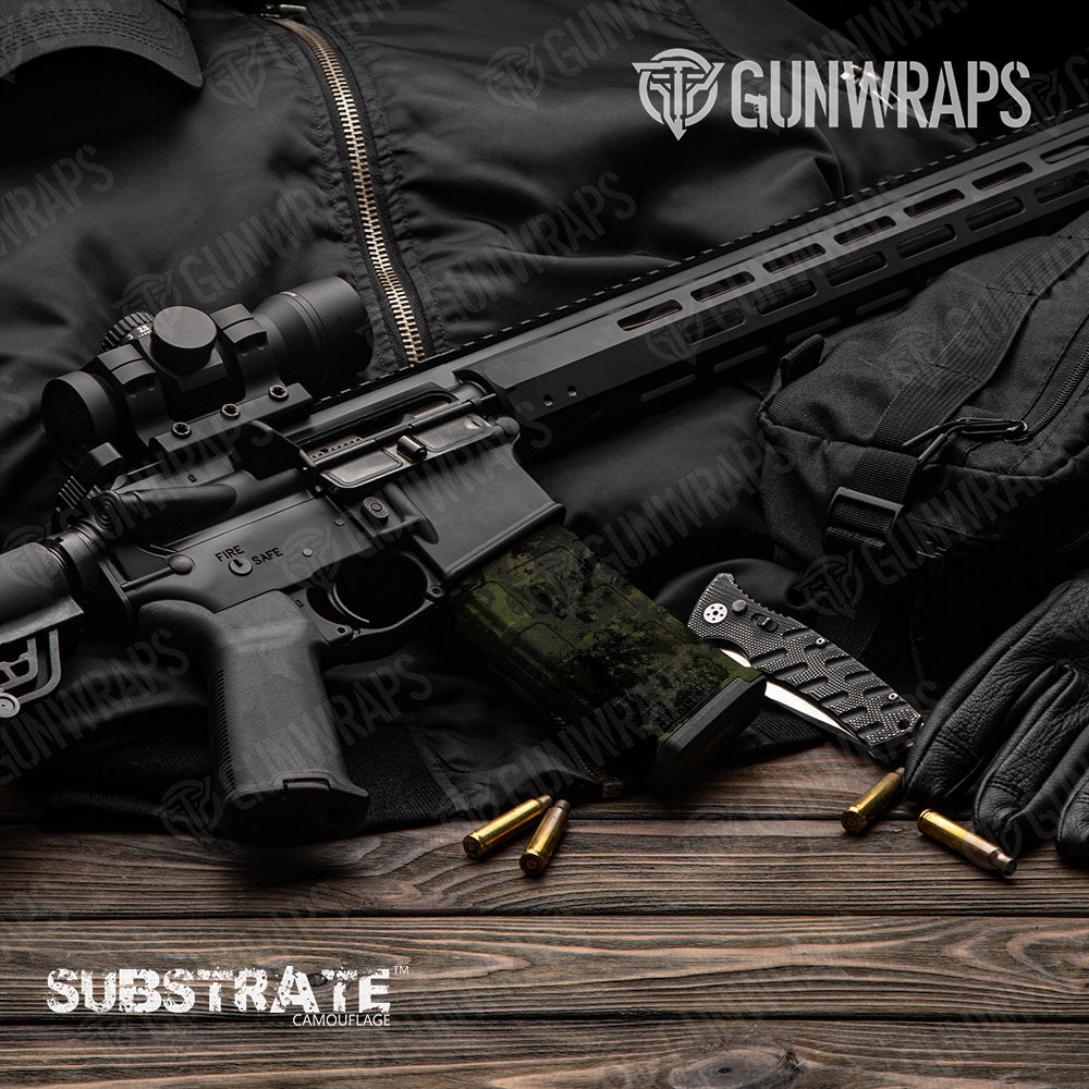 AR 15 Mag Substrate Spec-Op Camo Gun Skin Vinyl Wrap Film Online