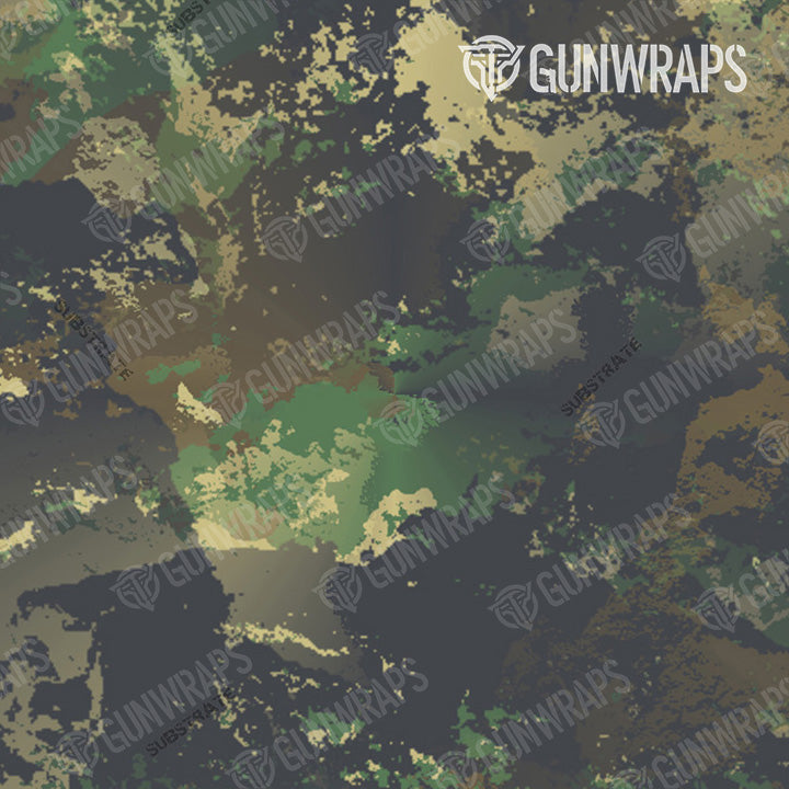 AR 15 Mag Substrate Spokane Camo Gun Skin Vinyl Wrap Film Supply