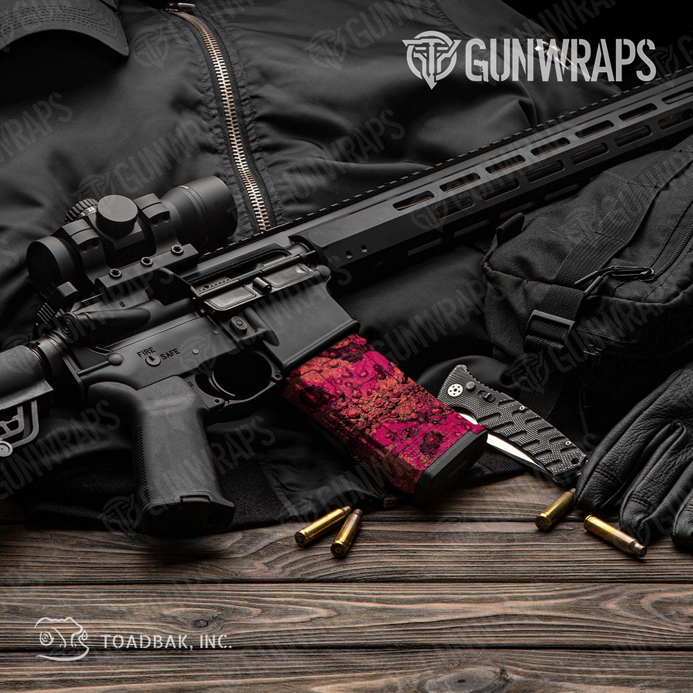 AR 15 Mag Toadaflage Watermelon Camo Gun Skin Vinyl Wrap Online Hot Sale