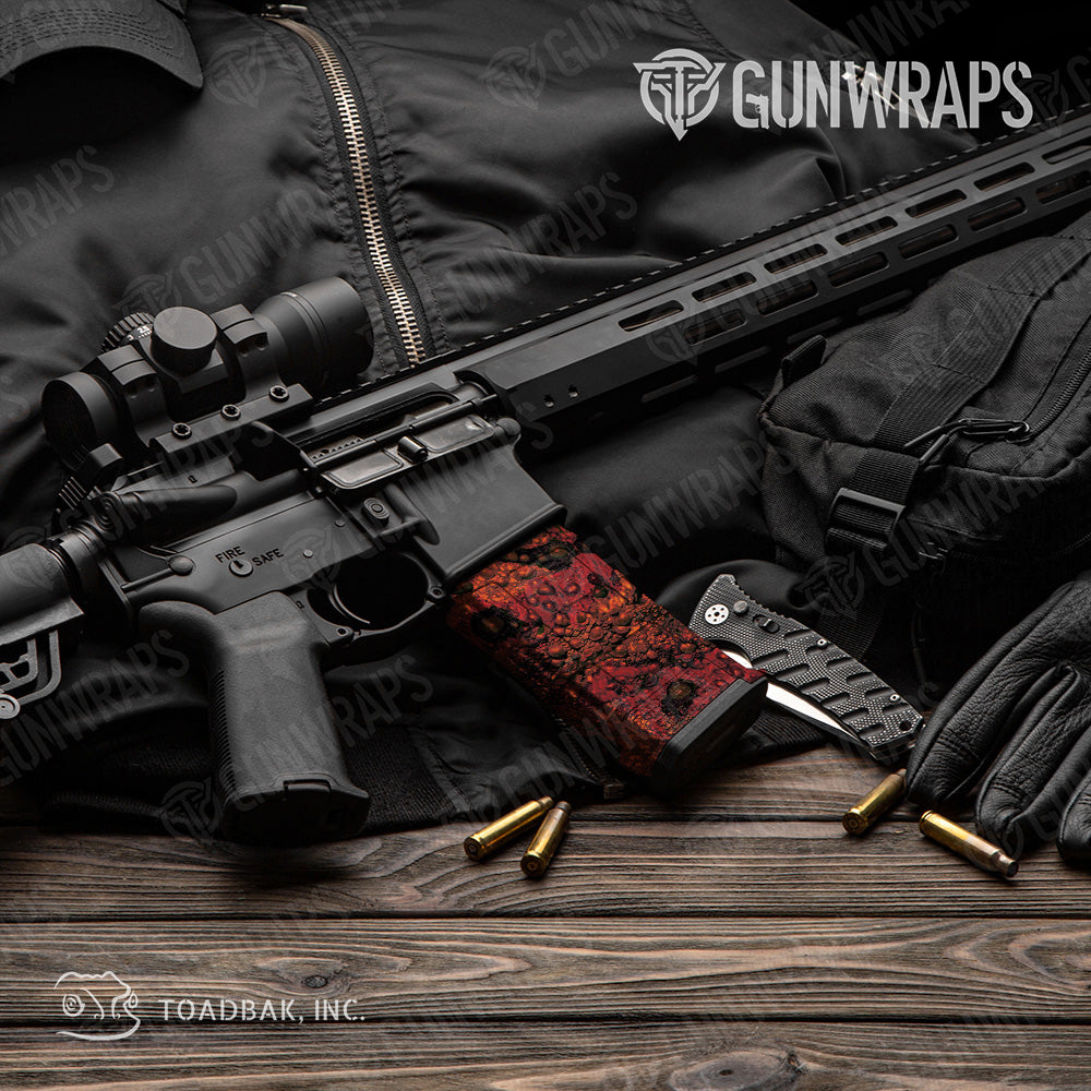 AR 15 Mag Toadaflage Ember Camo Gun Skin Vinyl Wrap Online