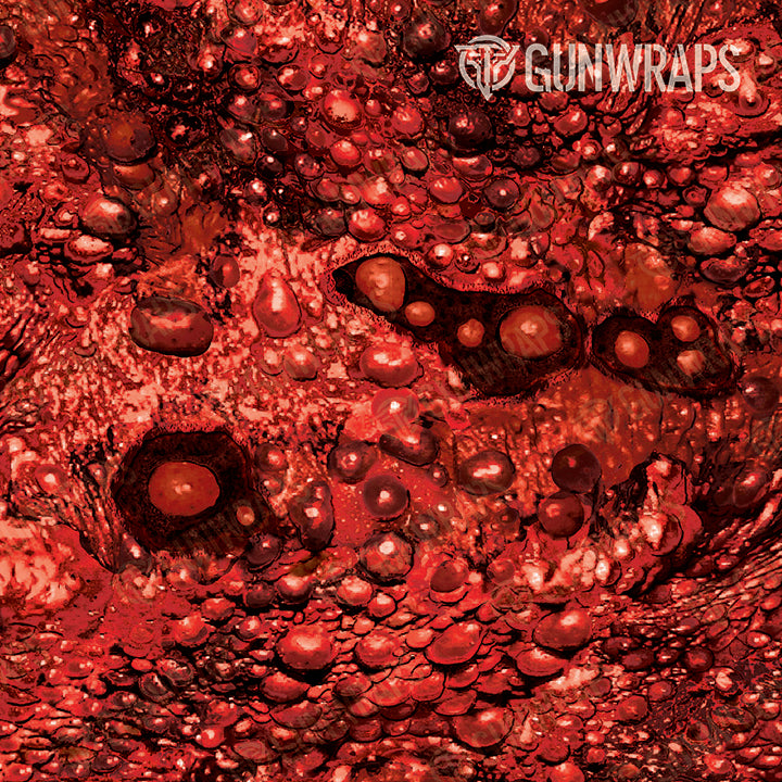 AR 15 Mag Toadaflage Red Camo Gun Skin Vinyl Wrap