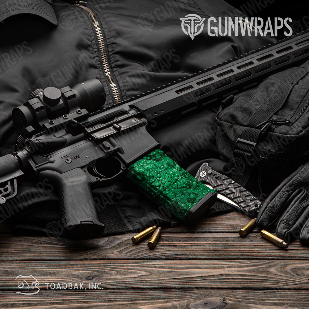 AR 15 Mag Toadaflage Green Camo Gun Skin Vinyl Wrap Fashion