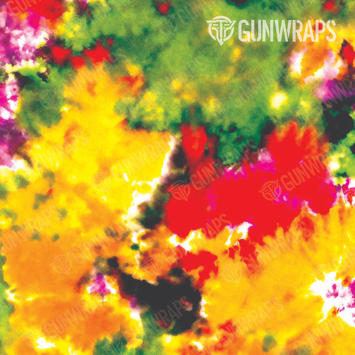 AR 15 Mag Tie Dye Flower Child Gun Skin Vinyl Wrap Fashion