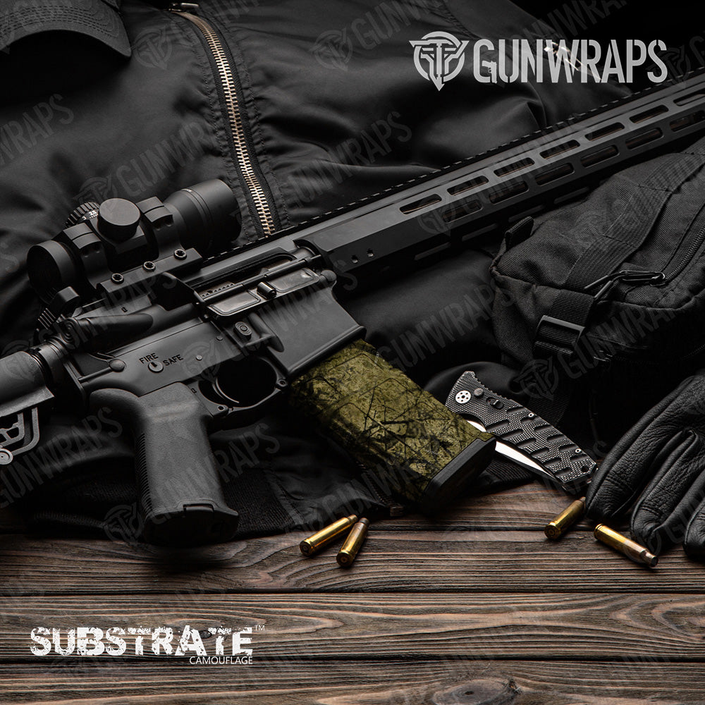 AR 15 Mag Substrate Savannah Stalker Camo Gun Skin Vinyl Wrap Film Online Hot Sale