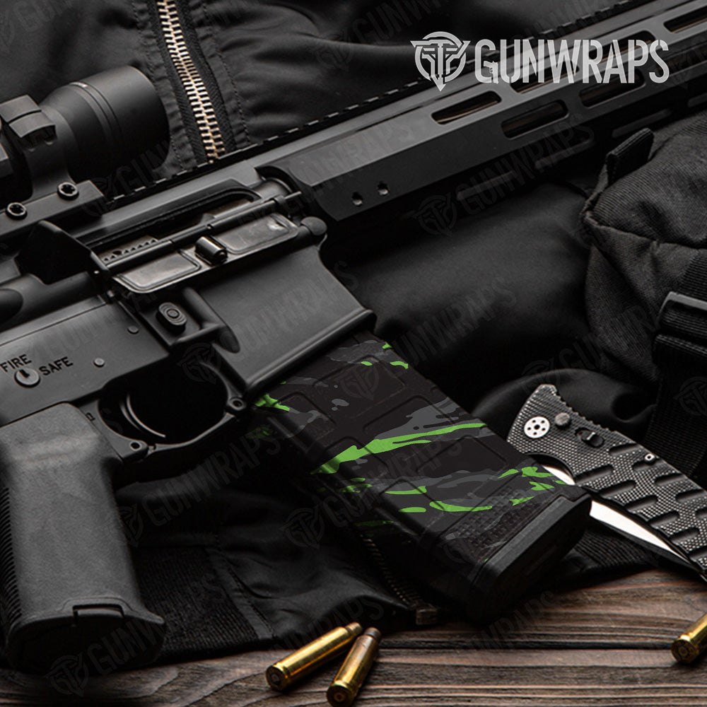 AR 15 Mag Vietnam Tiger Stripe Metro Green Gun Skin Vinyl Wrap Online now
