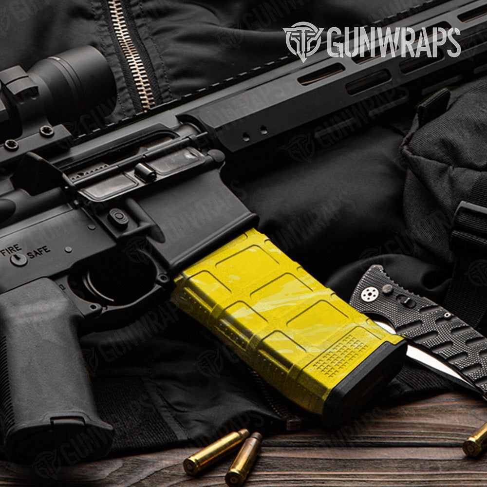 AR 15 Mag Vietnam Tiger Stripe Elite Yellow Gun Skin Vinyl Wrap Discount