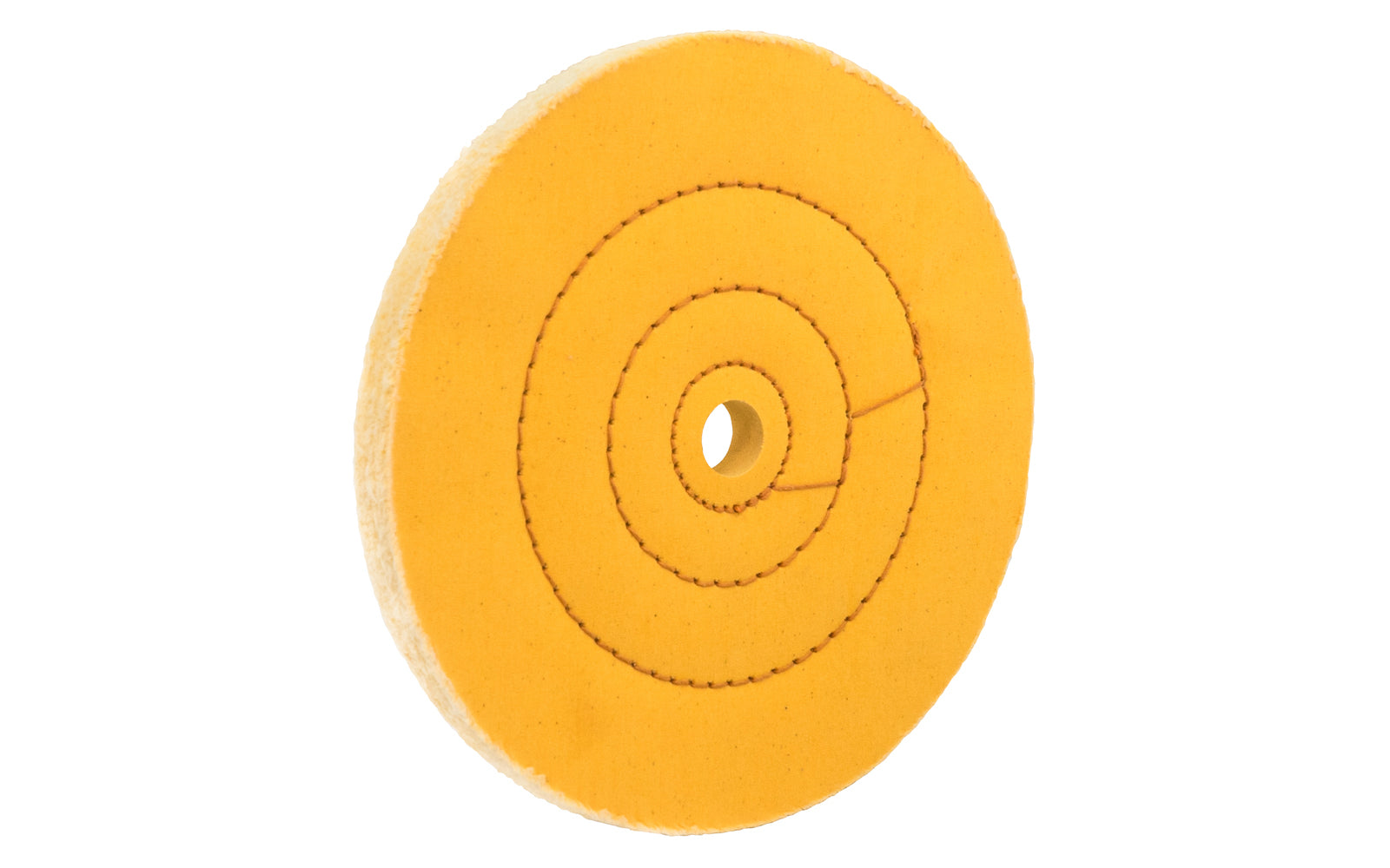 8″ Treated Yellow Cushion Buffing Wheel ~ 1/2″ Thick