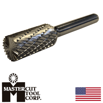 MasterCut SB-5DC Cylindrical End Cut Rotary Carbide Burr 1/2″ O.D. (SB-5DC)