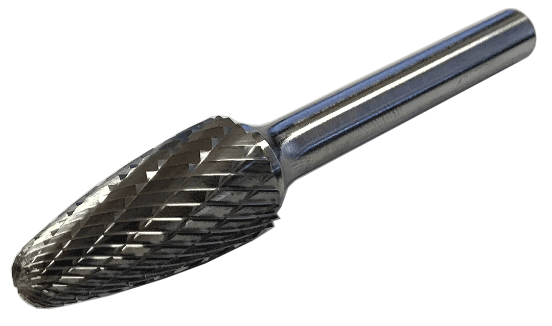 MasterCut SF-1DC Round Nose Tree Rotary Carbide Burr 1/4″ O.D. (SF-1DC)