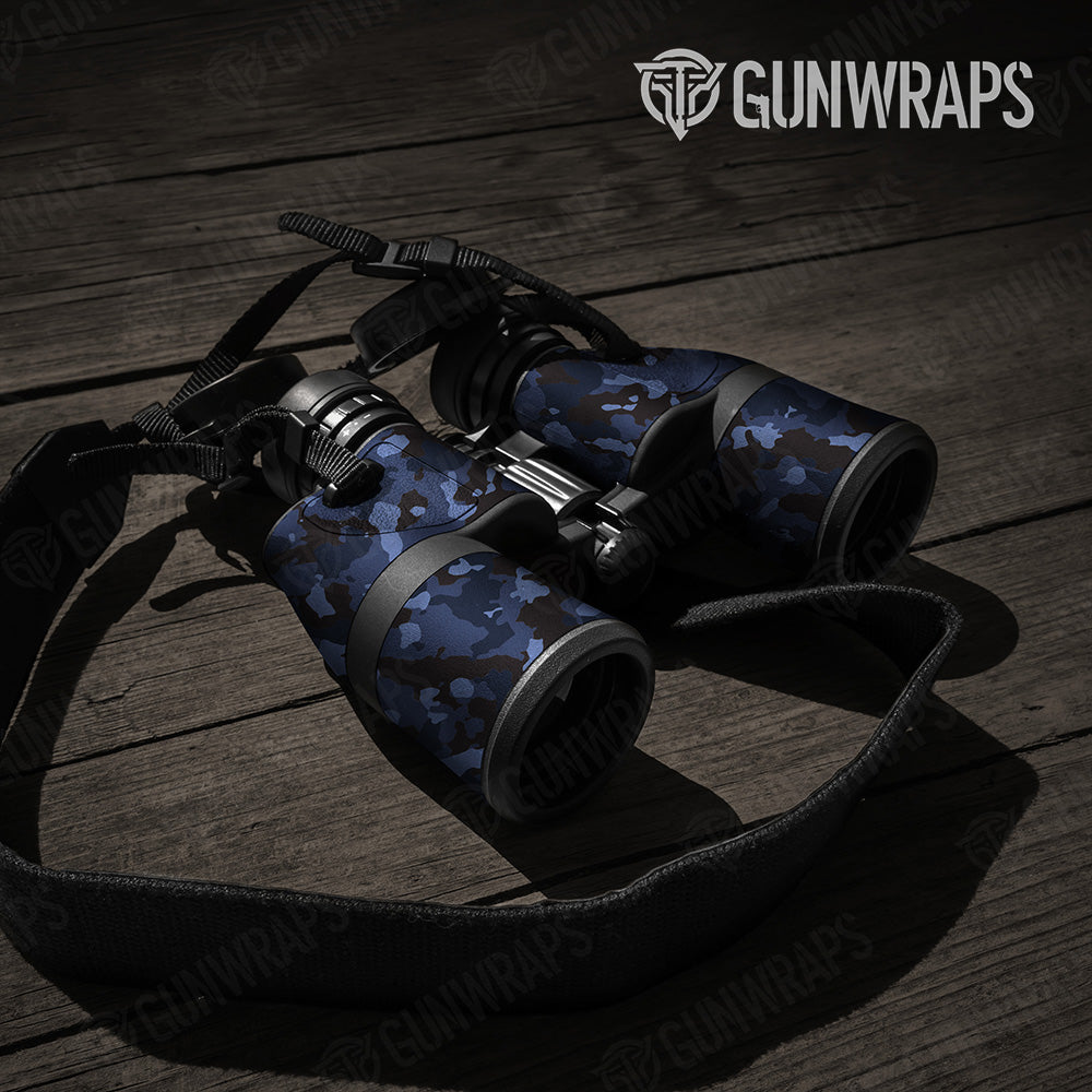 Binocular Cumulus Blue Midnight Camo Gear Skin Vinyl Wrap