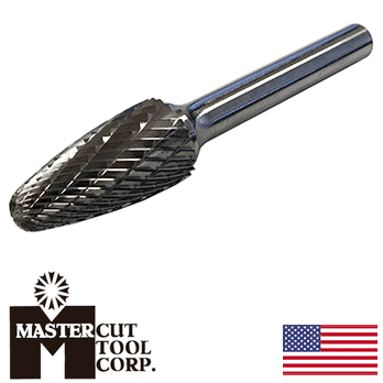 MasterCut SF-5DC Round Nose Tree Rotary Carbide Burr 1/2″ O.D. (SF-5DC) Supply