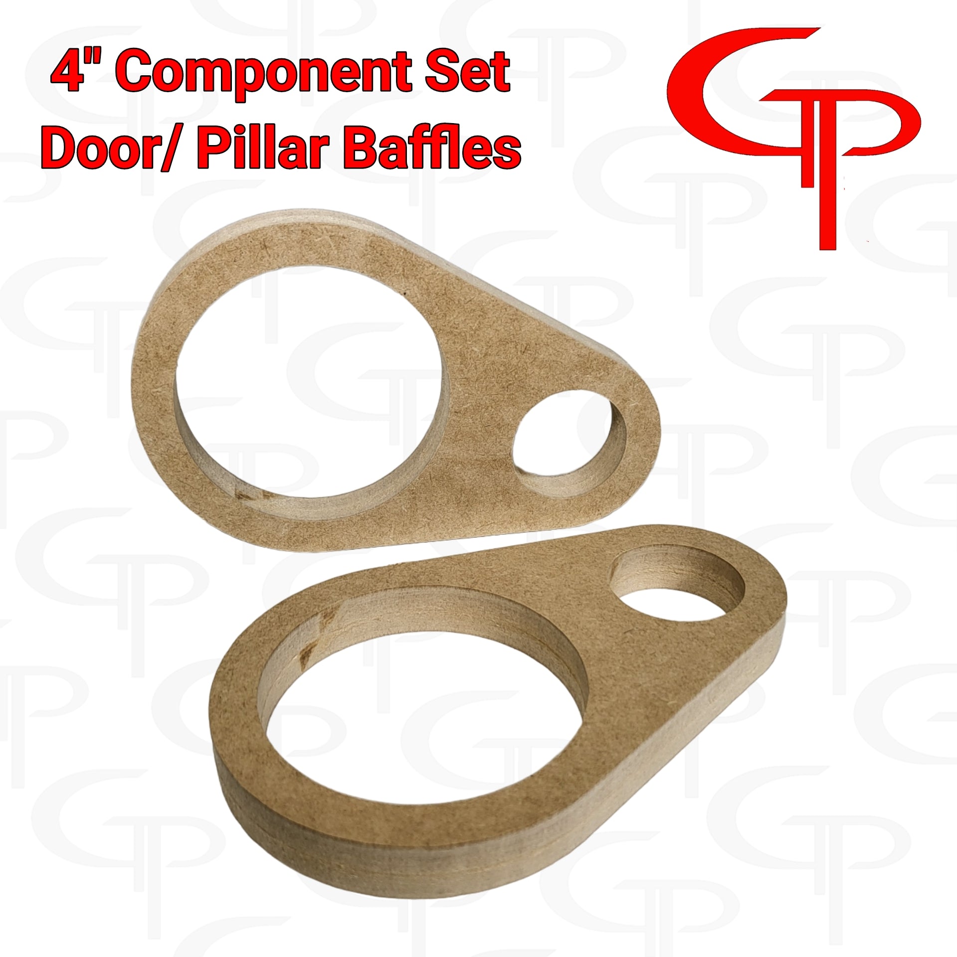 4 inch + Tweeter Component set Door/ Pillar baffles Pair Online Hot Sale