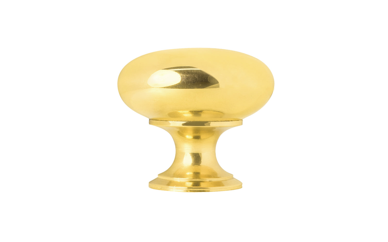 Classic Brass Cabinet Knob ~ Lacquered Brass Finish