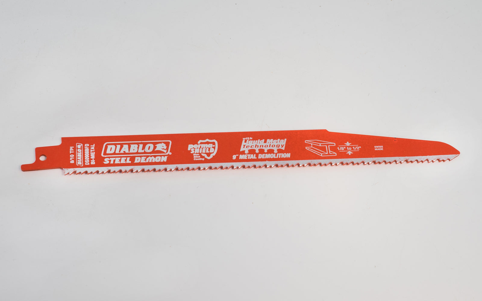 Diablo 9″ Metal Cutting Reciprocating Saw Blade – 8 / 10 TPI