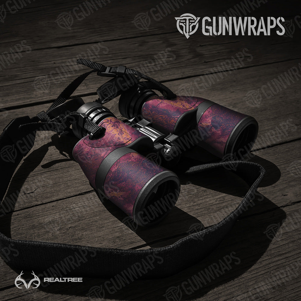 Binocular Realtree XTREME Gothic Grape Camo Gear Skin Vinyl Wrap