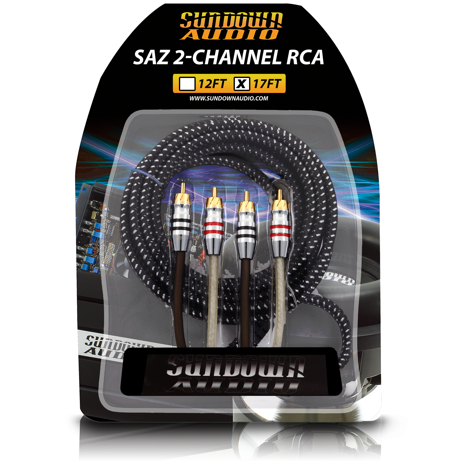 SAZ RCA – 2 Channel – 17 Ft Hi-Fi Hot on Sale