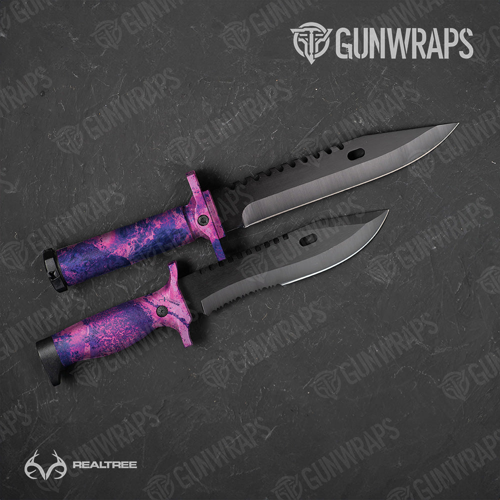 Knife Realtree XTREME Galaxy Camo Gear Skin Vinyl Wrap