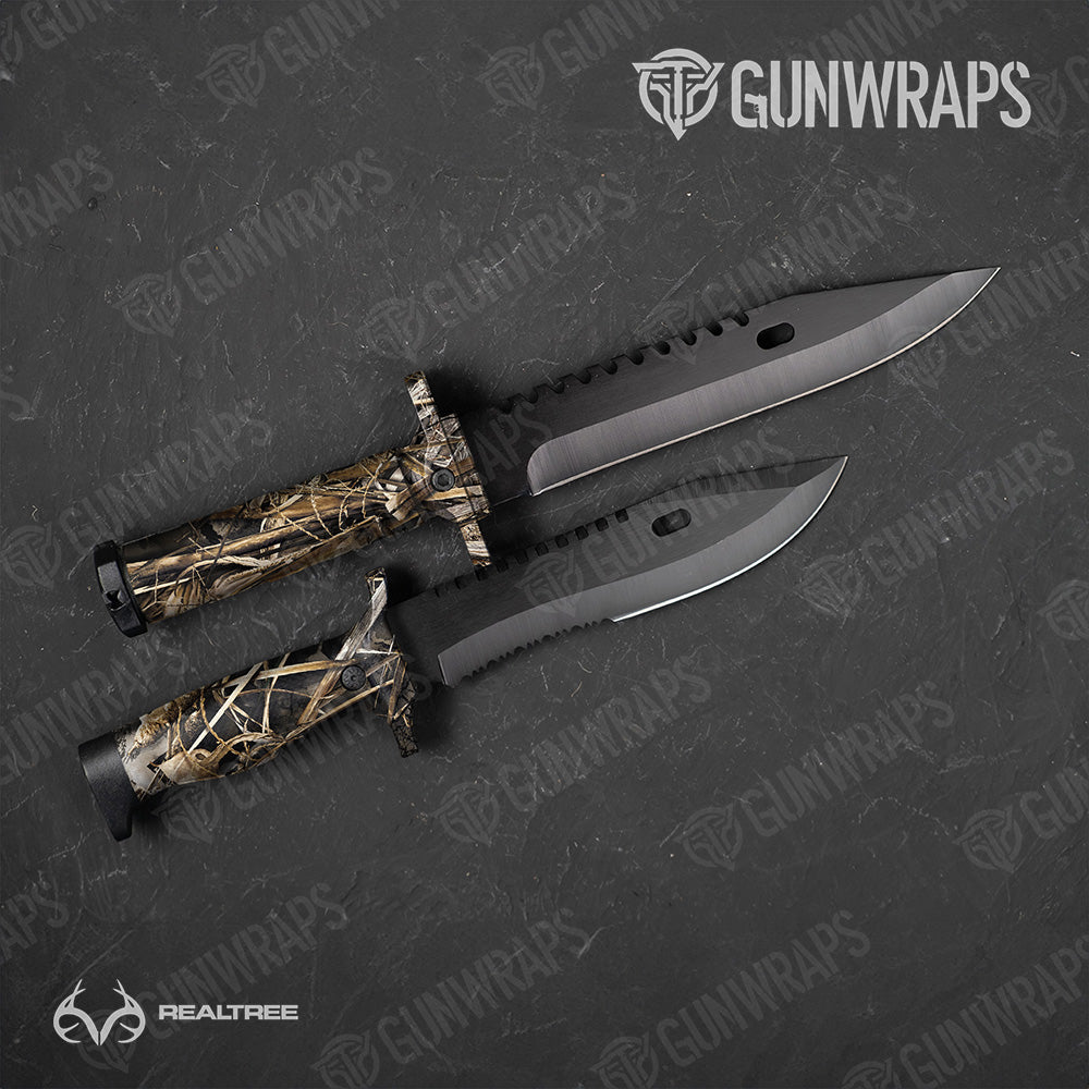 Knife Realtree Large MAX7 Camo Gear Skin Vinyl Wrap Fashion