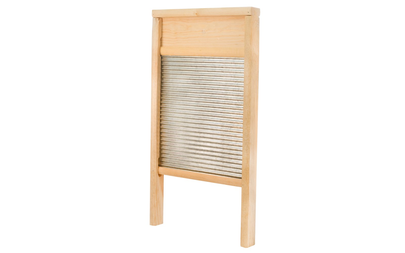 Galvanized Washboard with Wood Frame