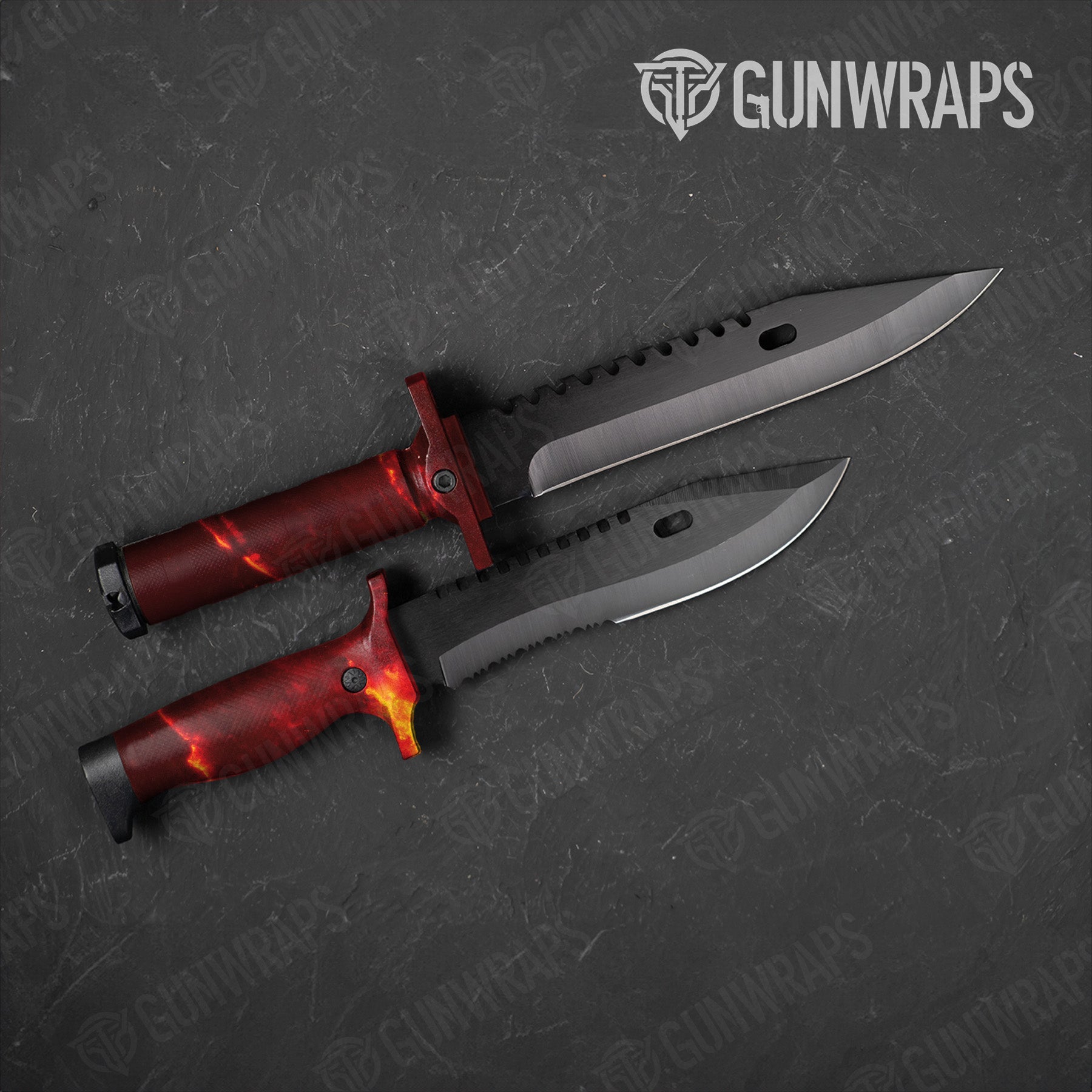 Knife Stone Magma Marble Gear Skin Vinyl Wrap on Sale