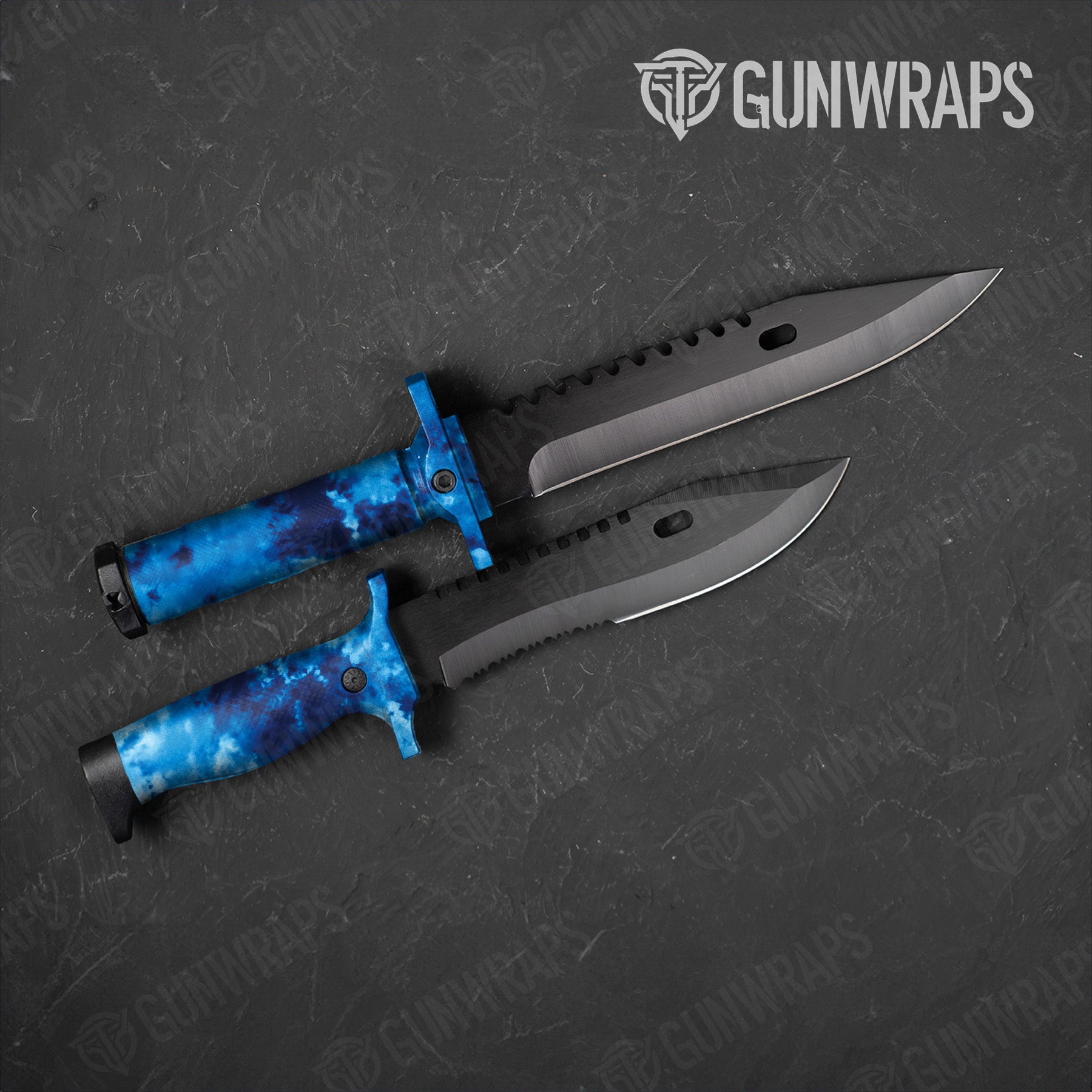 Knife Tie Dye Ocean Breeze Gear Skin Vinyl Wrap on Sale