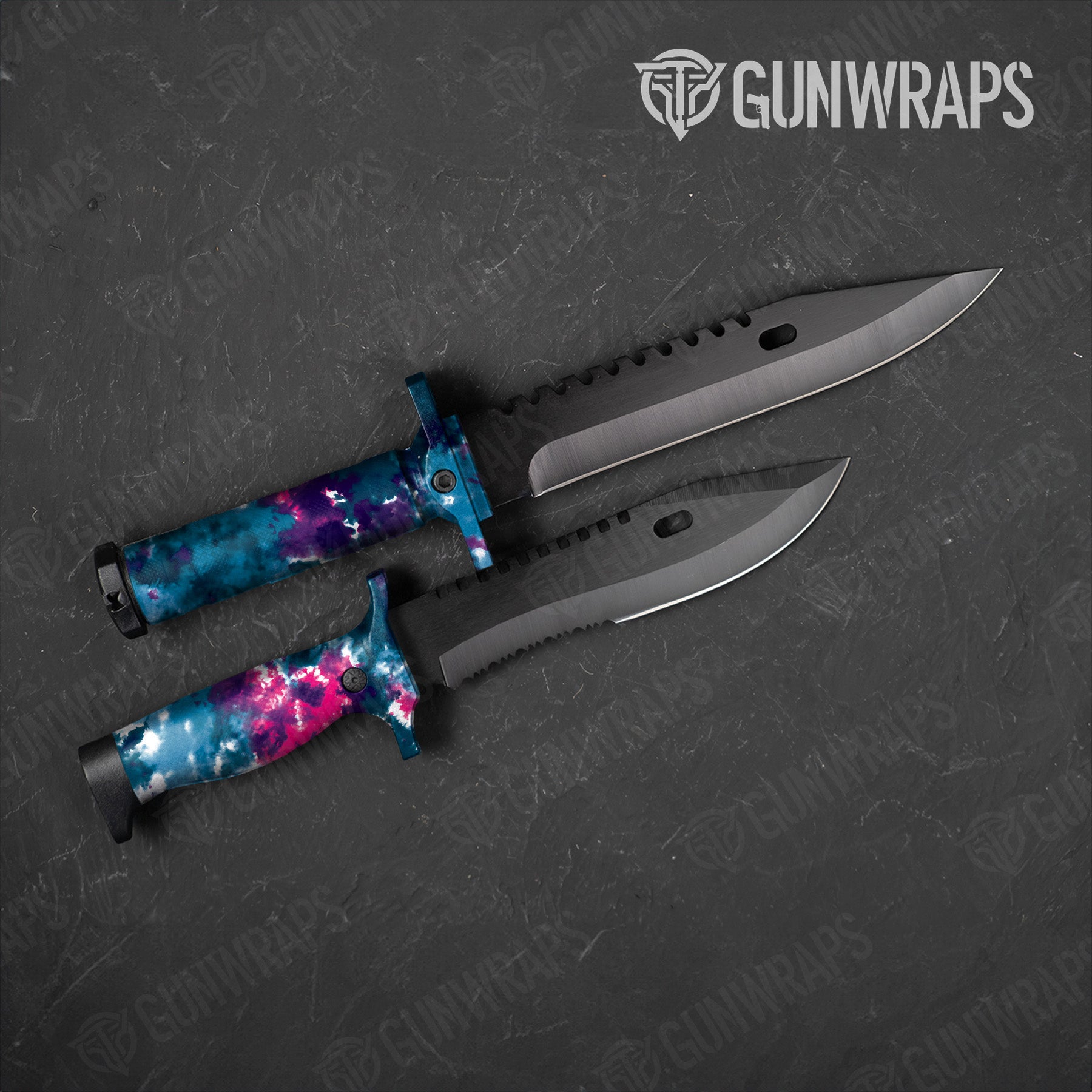Knife Tie Dye Teen Spirit Gear Skin Vinyl Wrap