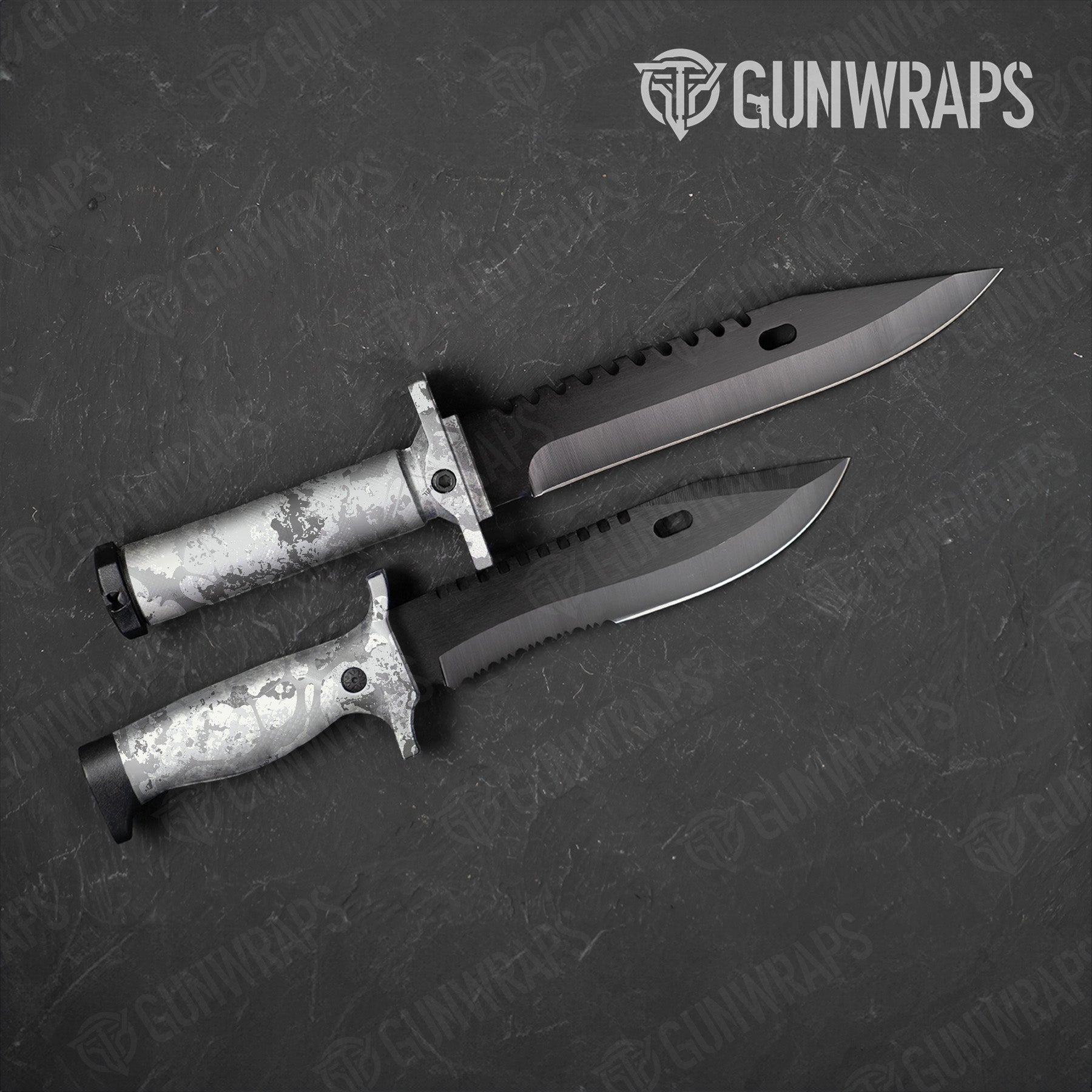 Knife Veil Stoke Whiteout Camo Gun Skin Vinyl Wrap Hot on Sale