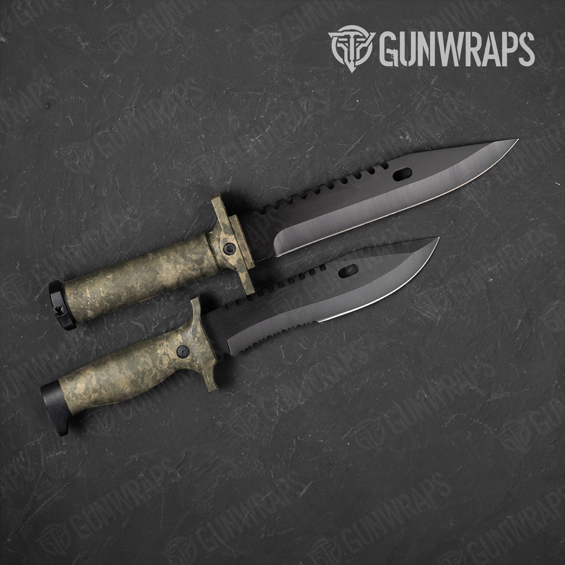 Knife Substrate Sandstone Camo Gear Skin Vinyl Wrap Film Online