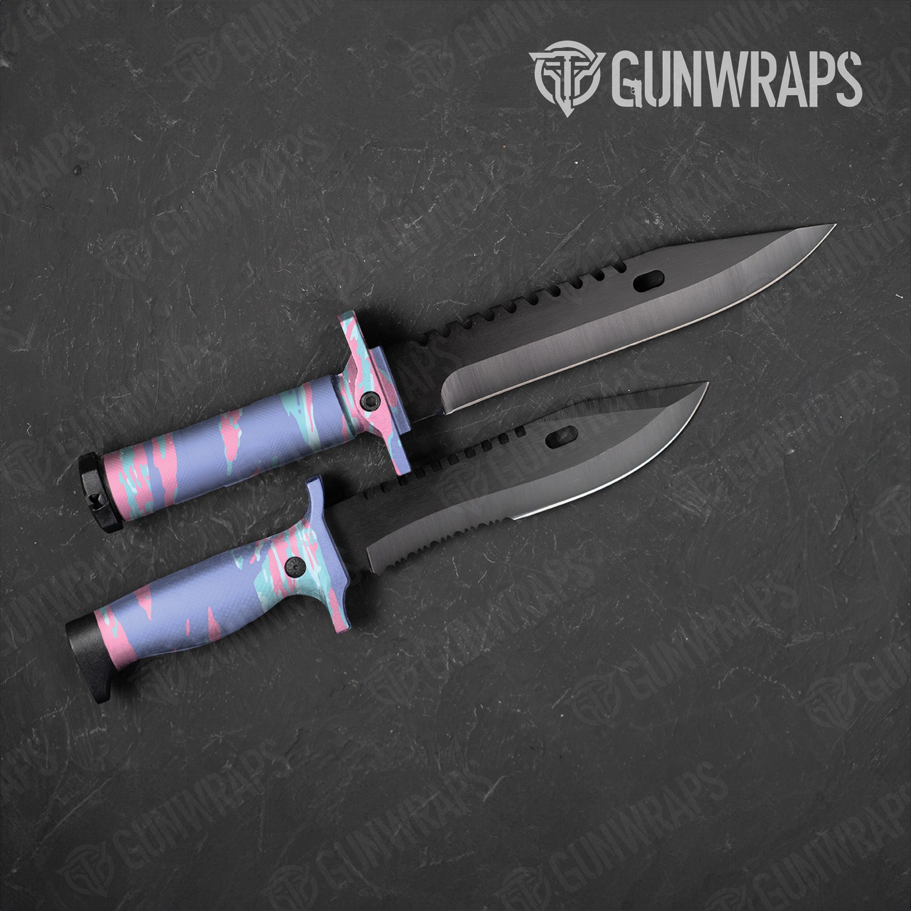 Knife Vietnam Tiger Stripe Cotton Candy Gun Skin Vinyl Wrap Fashion