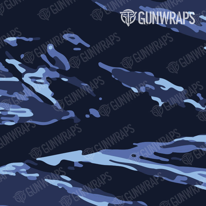 Knife Vietnam Tiger Stripe Blue Urban Night Gun Skin Vinyl Wrap