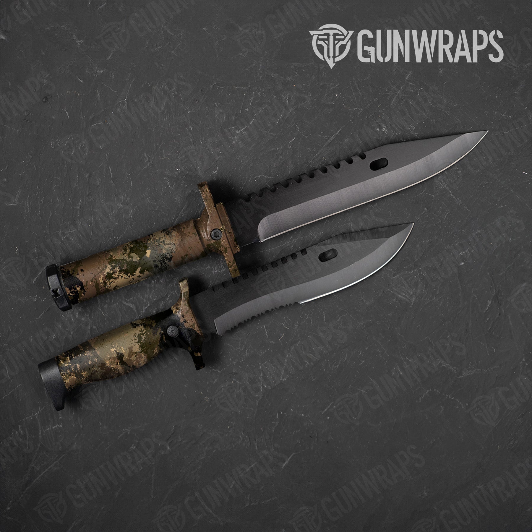 Knife Substrate Spoor Camo Gear Skin Vinyl Wrap Film Fashion