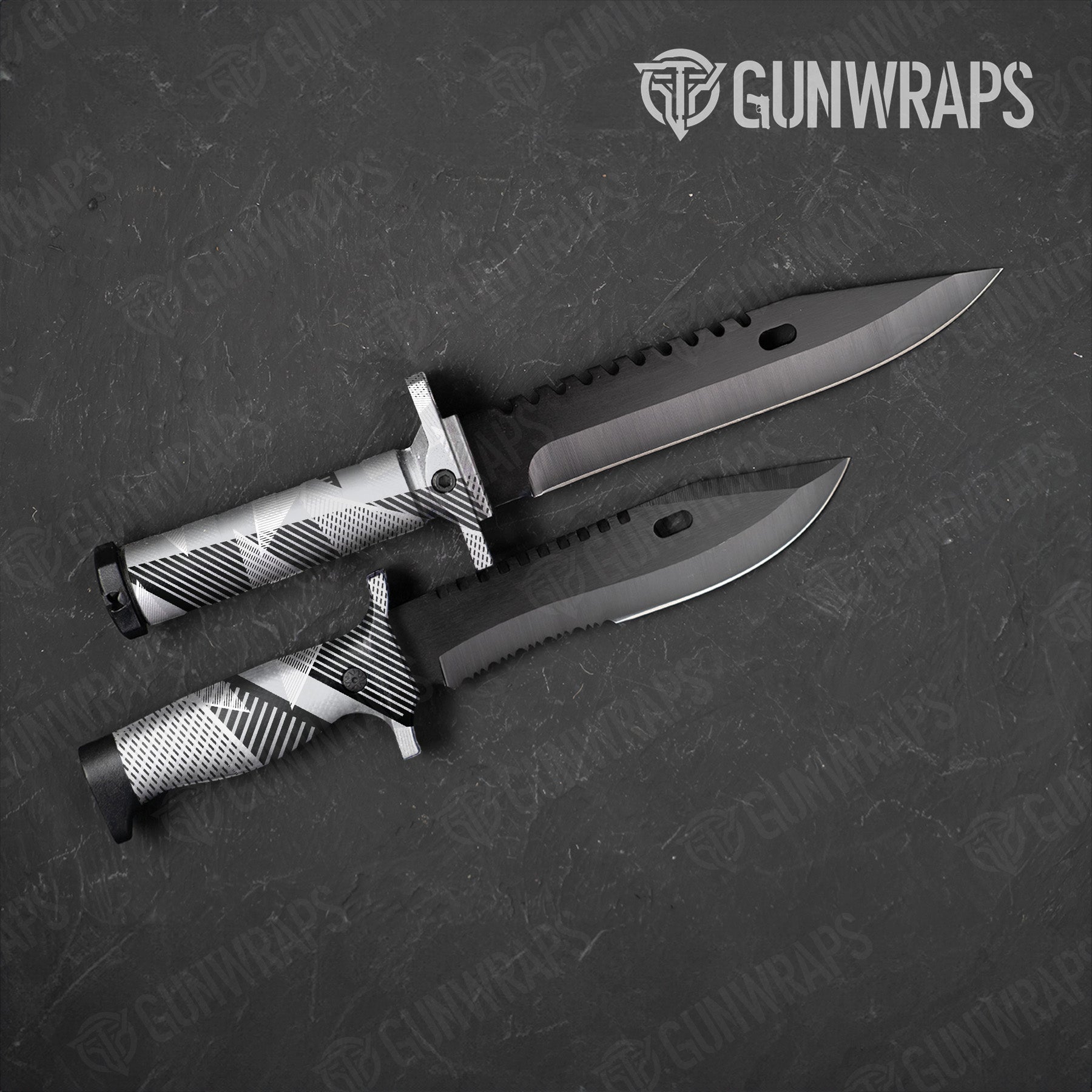Knife Trigon Elite White Gun Skin Vinyl Wrap Online
