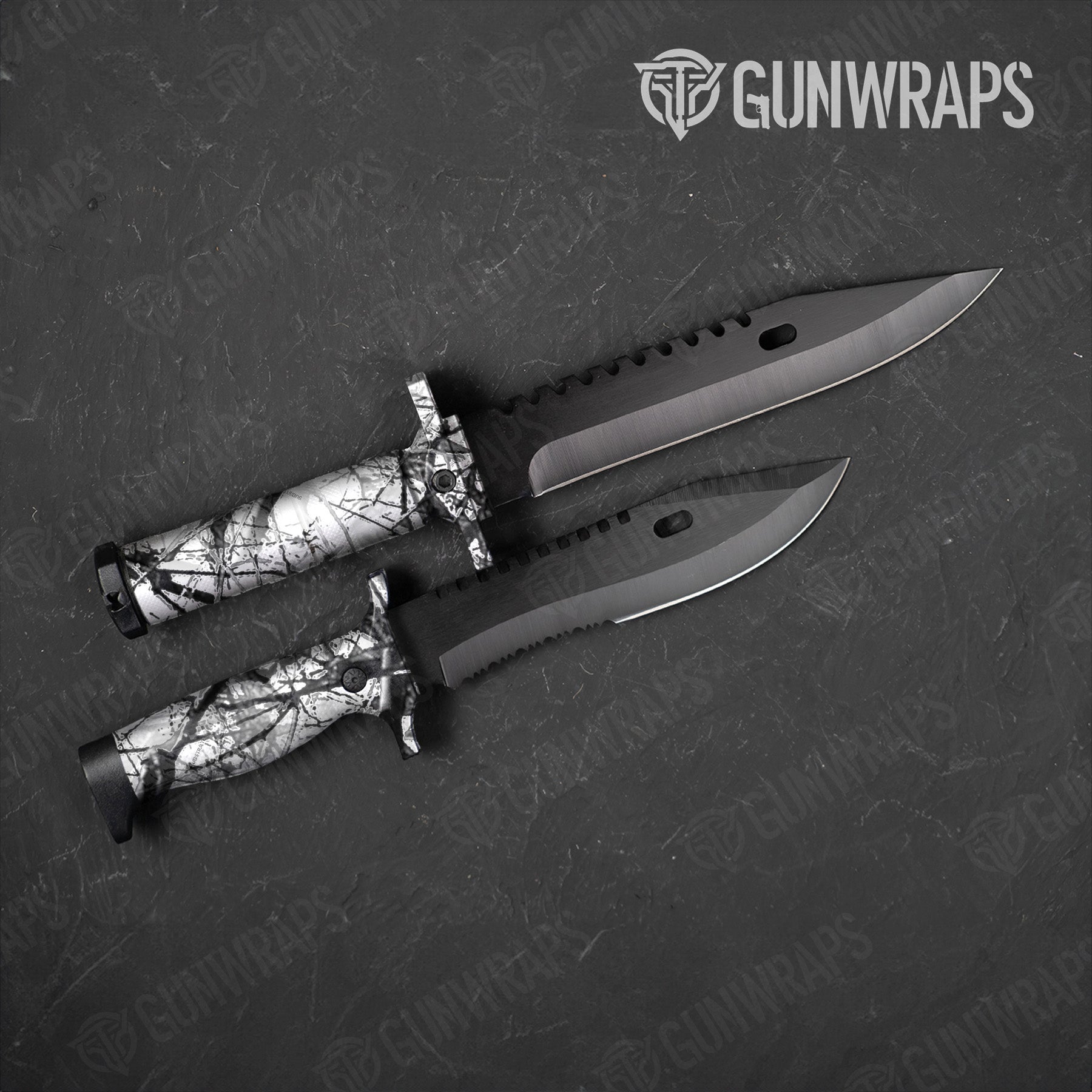 Knife Substrate Snow Stalker Camo Gear Skin Vinyl Wrap Film Online Hot Sale