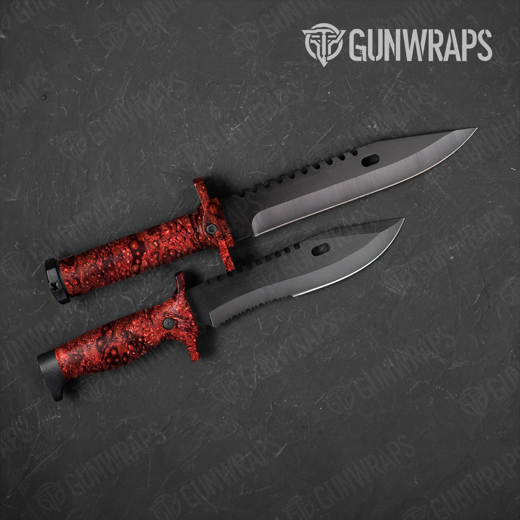 Knife Toadaflage Red Camo Gun Skin Vinyl Wrap Supply