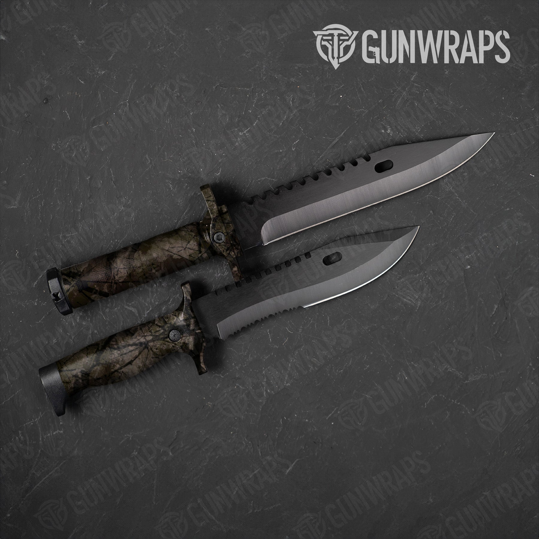 Knife Substrate Stalker Camo Gear Skin Vinyl Wrap Film Supply